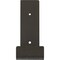 Ekena Millwork Steel Hanging Shelf Bracket, Hammered Gray 2"W x 8"D x 6"H BKTM02X08X06HSHGY - alternate 6